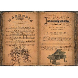 Papel de arroz partitura piano